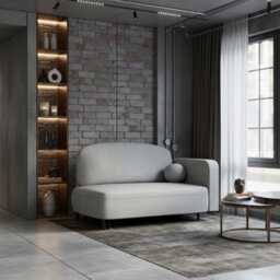 Solo Sofa Bed With Sleeping Function And Storage Compartment Polyurethane Foam Wooden Metal Legs 162X93X97Cm Grey Right - thumbnail 1