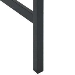 Walplus Bar Table Black 200X100X110 Cm Powder-Coated Steel - thumbnail 6
