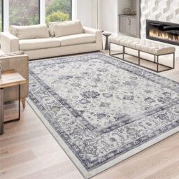 Ameha Bedroom Living Room Large 200X290 Cm - Cashmere Area Rugs Modern Style Soft Short Pile Vintage Rug - Carpet For Dining Room - thumbnail 4