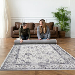Ameha Bedroom Living Room Large 200X290 Cm - Cashmere Area Rugs Modern Style Soft Short Pile Vintage Rug - Carpet For Dining Room - thumbnail 1