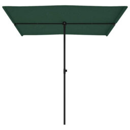Walplus Garden Parasol With Aluminium Pole 2X1.5 M Green - thumbnail 4