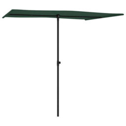 Walplus Garden Parasol With Aluminium Pole 2X1.5 M Green - thumbnail 3