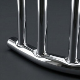 Billtix 3  Tier Freestanding Metal Towel Holder Bathroom, Drying Rail Storage Stand, In Chrome. - thumbnail 7