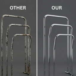 Billtix 3  Tier Freestanding Metal Towel Holder Bathroom, Drying Rail Storage Stand, In Chrome. - thumbnail 8