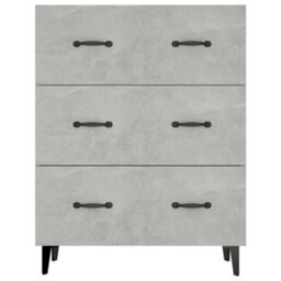 Berkfield Classic Sideboard Concrete Grey 69.5X34X90 Cm Engineered Wood - thumbnail 6
