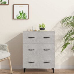 Berkfield Classic Sideboard Concrete Grey 69.5X34X90 Cm Engineered Wood - thumbnail 2