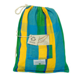 Amazonas Barbados Lemon Double Cotton Traditional Garden Hammock With Bag - thumbnail 2