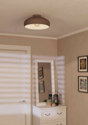Eglo Mogano Brown Ceiling Light - thumbnail 1