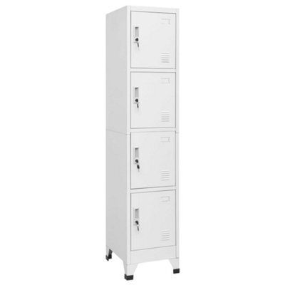 Vidaxl Locker Cabinet With 4 Compartments 38X45X180 Cm - image 1