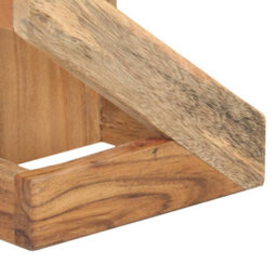 Berkfield Wine Rack For 5 Bottles Solid Acacia Wood - thumbnail 7