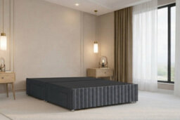 "Nexus Verona Plush Divan, Steel, 54"" Hb + 12"" Fb, No Drawers, Open Coil Mattress, Double" - thumbnail 4