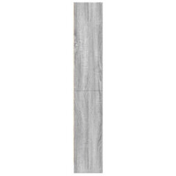 Berkfield Bookcase Grey Sonoma 60X24X143 Cm Engineered Wood - thumbnail 5