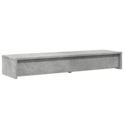 Walplus Monitor Stand With Drawers Concrete Grey 100X27X15 Cm Engineered Wood - thumbnail 7