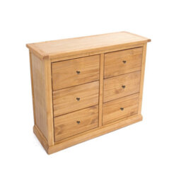 Cabinet Bits Lucca 6 Drawer Chest Of Drawers Brass Knob - thumbnail 3