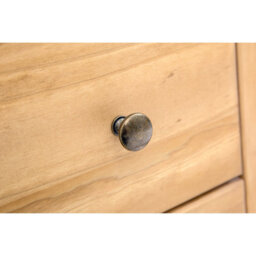 Cabinet Bits Lucca 6 Drawer Chest Of Drawers Brass Knob - thumbnail 6