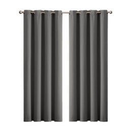Marlow Blackout Curtains Window Curtain Draperies Pair Eyelet Bedroom Decor - thumbnail 1