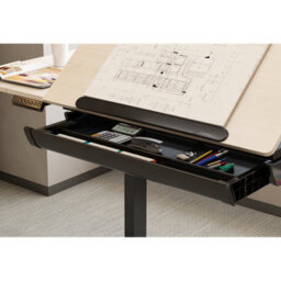 Dellonda Electric Standing Drafting Desk Ergonomic Drawing Sit/stand Table 0-40 Degree Tilt - thumbnail 7