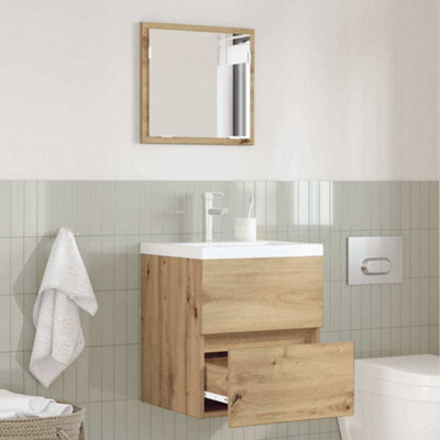 Walplus Bathroom Cabinet Artisan Oak 41 X 38.5 X 45 Cm Engineered Wood - image 1