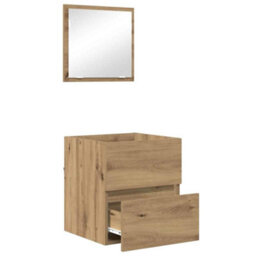 Walplus Bathroom Cabinet Artisan Oak 41 X 38.5 X 45 Cm Engineered Wood - thumbnail 5