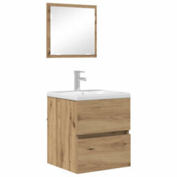 Walplus Bathroom Cabinet Artisan Oak 41 X 38.5 X 45 Cm Engineered Wood - thumbnail 3