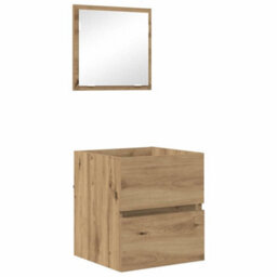 Walplus Bathroom Cabinet Artisan Oak 41 X 38.5 X 45 Cm Engineered Wood - thumbnail 2