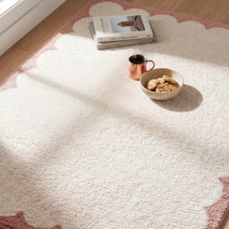 Livabliss Fossay Shaggy-Washable Ivory Pink Modern High Pile Living Bedroom Rug 200 X 275 Cm Easy Care, Non Shedding - thumbnail 9