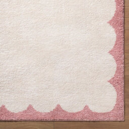 Livabliss Fossay Shaggy-Washable Ivory Pink Modern High Pile Living Bedroom Rug 200 X 275 Cm Easy Care, Non Shedding - thumbnail 8