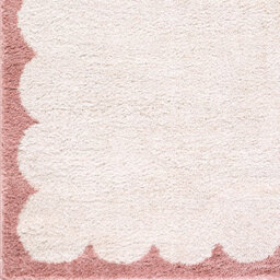 Livabliss Fossay Shaggy-Washable Ivory Pink Modern High Pile Living Bedroom Rug 200 X 275 Cm Easy Care, Non Shedding - thumbnail 6