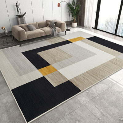 Oxford Homeware Printed Rug, Non-Slip Pets Friendly, Living Room Rugs And Bedroom Rugs, (Milo, 200X290Cm) - image 1