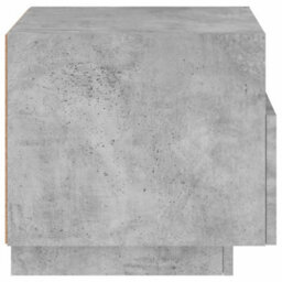 Berkfield Bedside Cabinet With Led Lights Concrete Grey 40X39X37 Cm - thumbnail 8