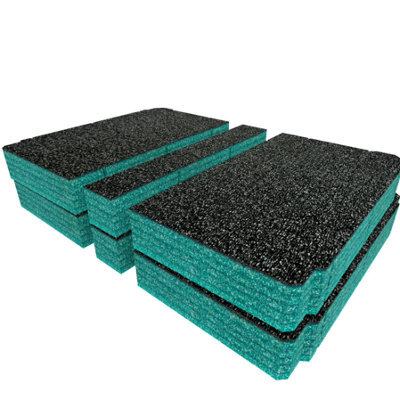Shadow Foam Flex Stack Pack Big Organiser Foam Inserts (Teal 50mm) - image 1
