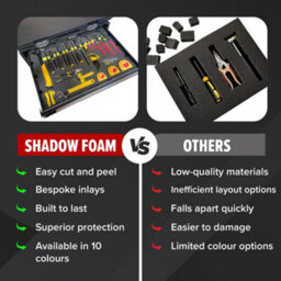 Shadow Foam Flex Stack Pack Big Organiser Foam Inserts (Teal 50mm) - thumbnail 4