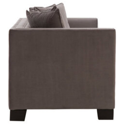 Orsina Versatile Design 2 Seat Viola Brown Sofa, Stylish Minimalist Mid Century Sofa For Livingroom, Sleek Sofa - thumbnail 3