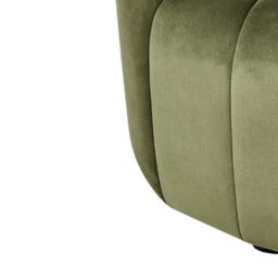 Beliani Armchair Malung Velvet Dark Green - thumbnail 7
