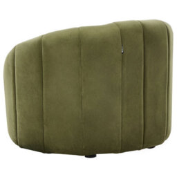 Beliani Armchair Malung Velvet Dark Green - thumbnail 5