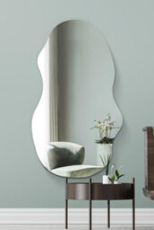 "Mirroroutlet  Lacuna - Frameless Pond Wall Mirror 47"" X 21"" (120Cm X 54Cm)" - thumbnail 2