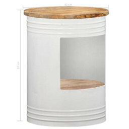 Berkfield Solid Coffee Table 43X55 Cm Solid Mango Wood - thumbnail 6
