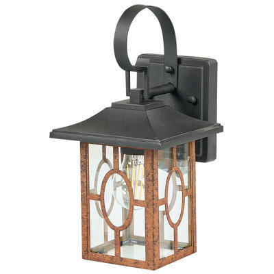 Beliani Outdoor Wall Light Shaggie Brown - image 1