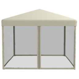 Outsunny 2.97 X 2.97M Gazebo Canopy Pop Up Tent Mesh Screen Garden Shade Mesh - thumbnail 7