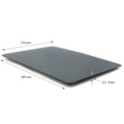 Lara-May Set Of 6 Slate Grey Recycled Leather Placemats And 6 Leather Coasters - thumbnail 6