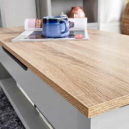 Home Source Avon Hidden Storage Lift Up Coffee Table Grey - thumbnail 8