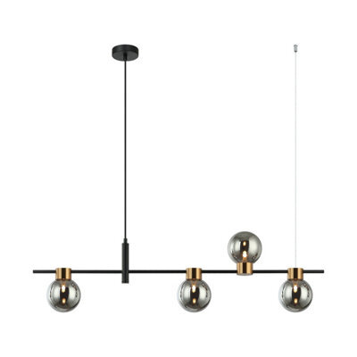 Luminosa Lighting Luminosa Bletter Modern 4 Light Bar Pendant Ceiling Light, G9 - image 1