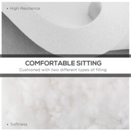 Outsunny Replacement Cushions For Outdoor Furniture Garden Seat Cushion Pad - thumbnail 4
