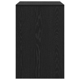 Berkfield Modern Writing Desk Black Oak Engineered Wood 70 X 50 X 76 Cm Durable - thumbnail 6