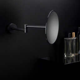 Cosmic Magnifying Mirror, X3, Wall-Mounted Color Black, Dimensions: 20X24X20Cm - thumbnail 2