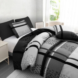 Lazzaro Cheetah Premium Microfibre Double Duvet Cover Set Lightweight Durable Easy Care With Zipper Closure - thumbnail 4
