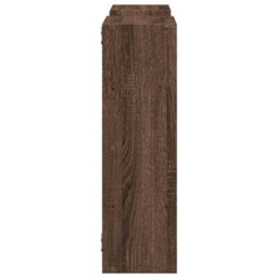Berkfield Durable Wall Shelf Brown Oak 96X18X60 Cm Engineered Wood - thumbnail 5