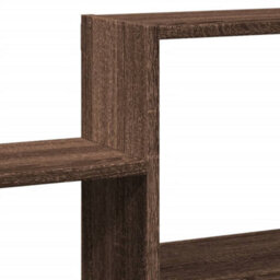Berkfield Durable Wall Shelf Brown Oak 96X18X60 Cm Engineered Wood - thumbnail 7