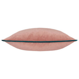 furn. Furn Meridian Velvet Polyester Filled Cushion, Blush/teal, 45 X 45Cm - thumbnail 2