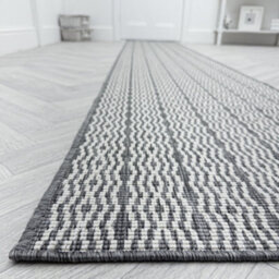 Cable Indoor/outdoor Hallway Runner Rug - Durable, Reversible & Hardwearing Carpet For Home Or Garden - thumbnail 9